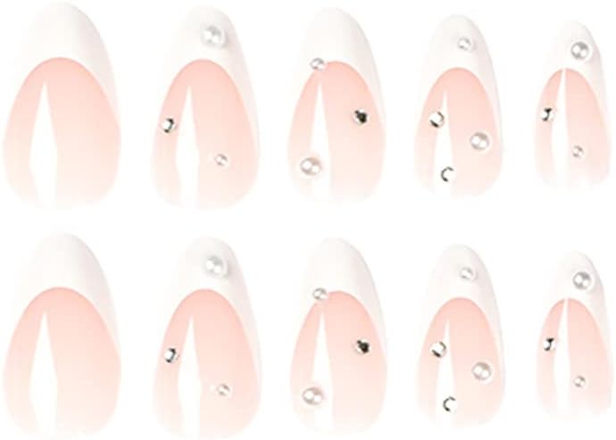 24-Piece Almond Press-On Nails