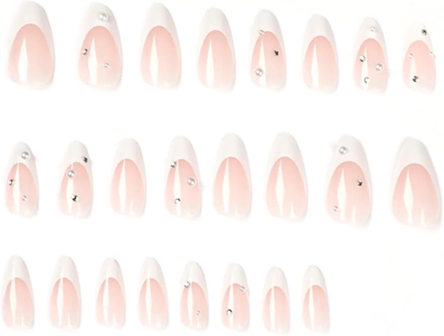 24-Piece Almond Press-On Nails