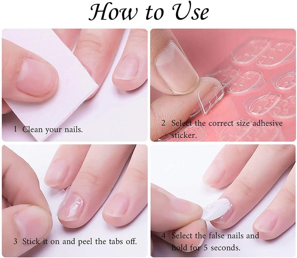 24-Piece Almond Press-On Nails